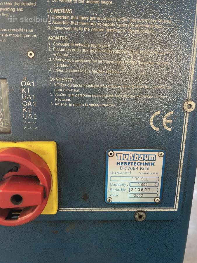 Automobiliniai keltuvai Nussbaum - nuotraukos Nr. 3
