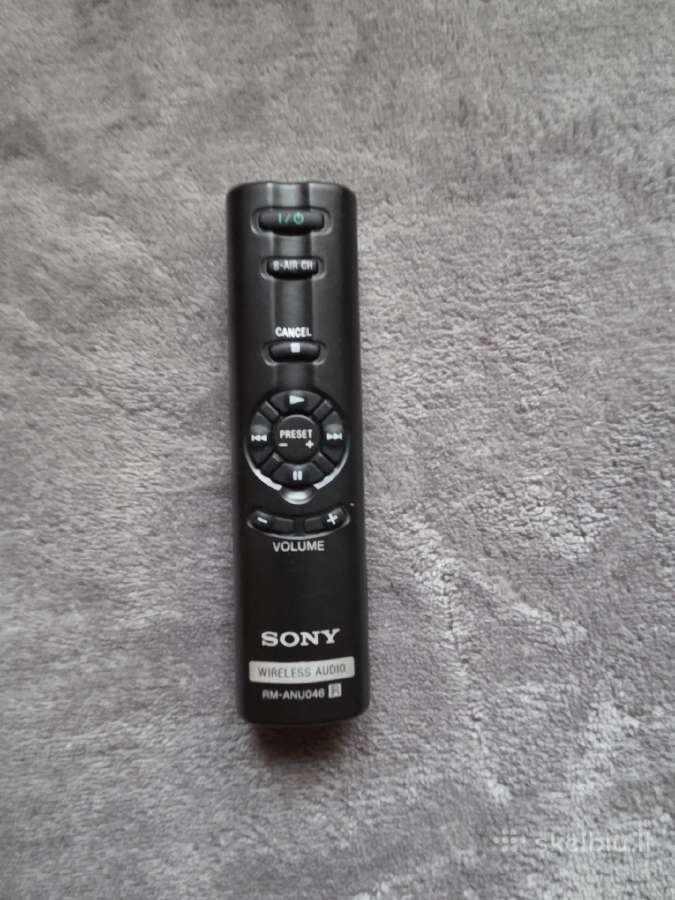 Sony Rm-anu046 Wireless Audio pultelis - nuotraukos Nr. 2