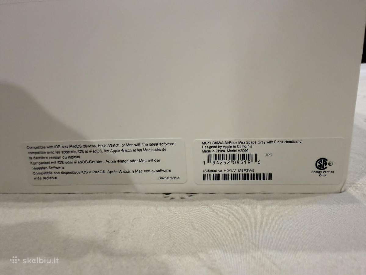 Apple Airpods Max Space Gray belaidės ausinės - nuotraukos Nr. 4