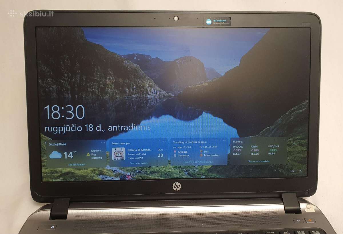 Hp Probook 450 G2 Intel Core i5-5200u 8 GB RAM - nuotraukos Nr. 4