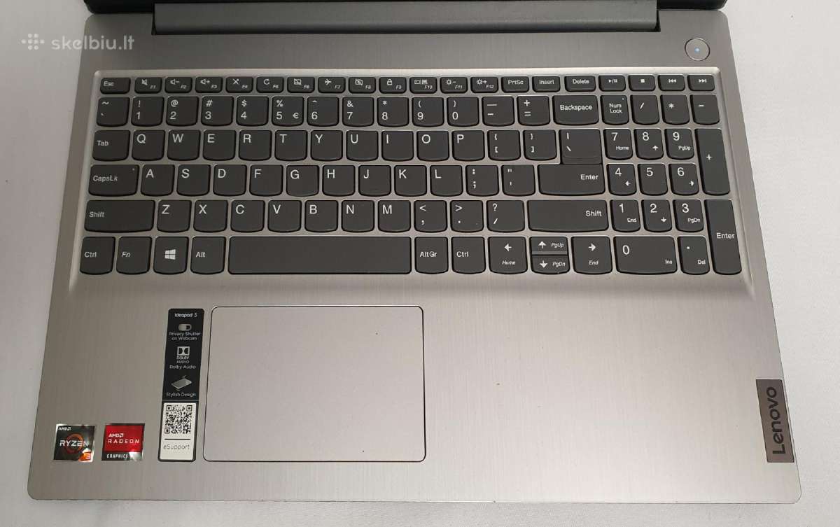 Lenovo Ideapad 3 15ada05 (81w1) - nuotraukos Nr. 3