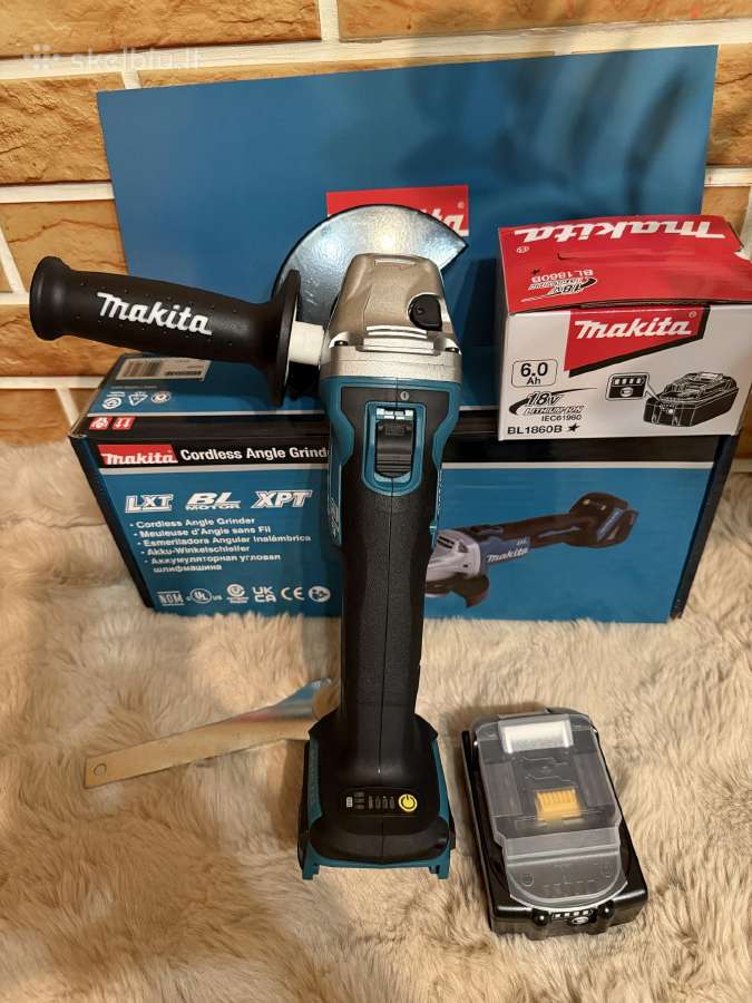 Makita Dga504 (Kampinis Šlifuoklis) (Naujas) - nuotraukos Nr. 3