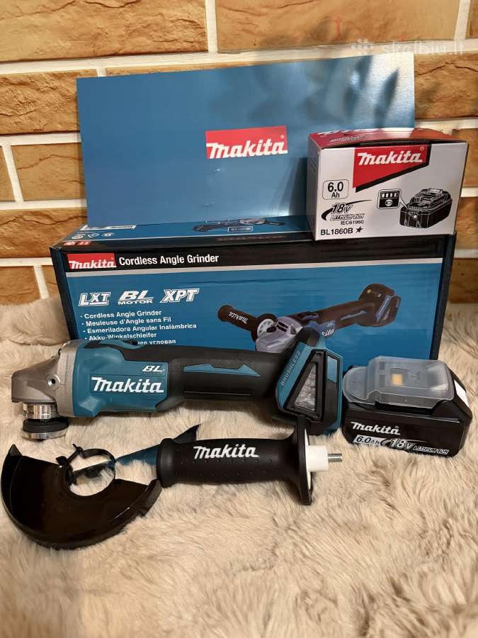 Makita Dga504 (Kampinis Šlifuoklis) (Naujas) - nuotraukos Nr. 4