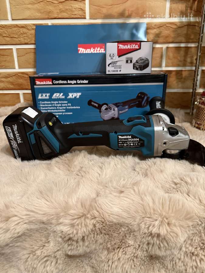 Makita Dga504 (Kampinis Šlifuoklis) (Naujas) - nuotraukos Nr. 6
