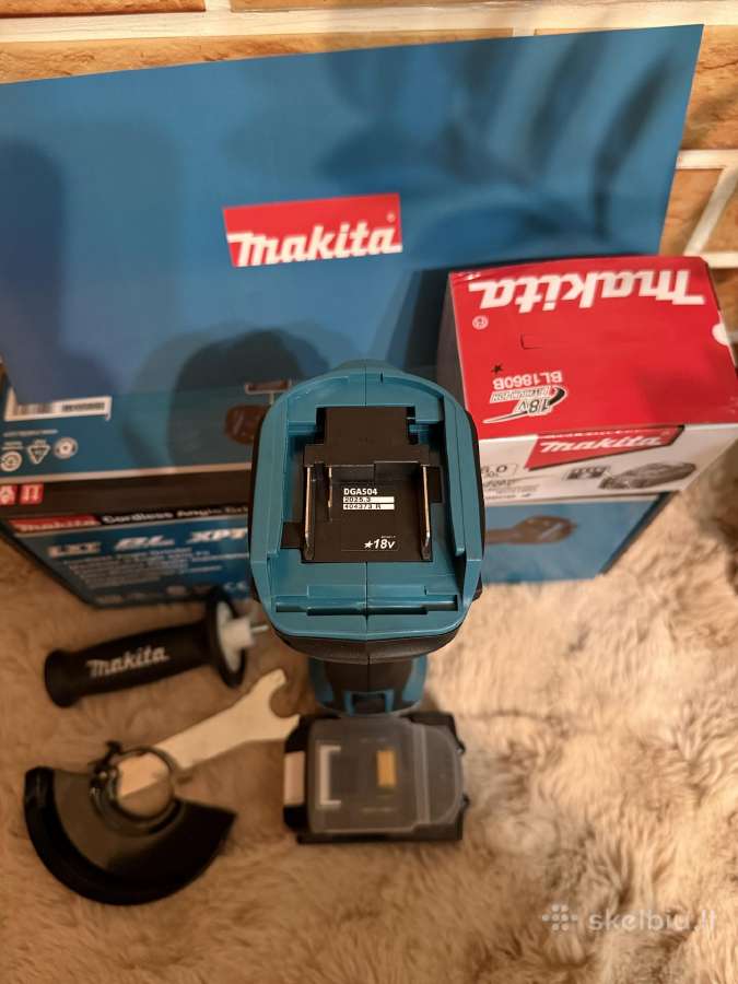 Makita Dga504 (Kampinis Šlifuoklis) (Naujas) - nuotraukos Nr. 7