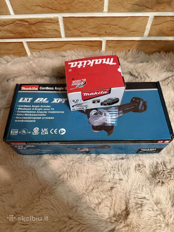 Makita Dga504 (Kampinis Šlifuoklis) (Naujas) - nuotraukos Nr. 10