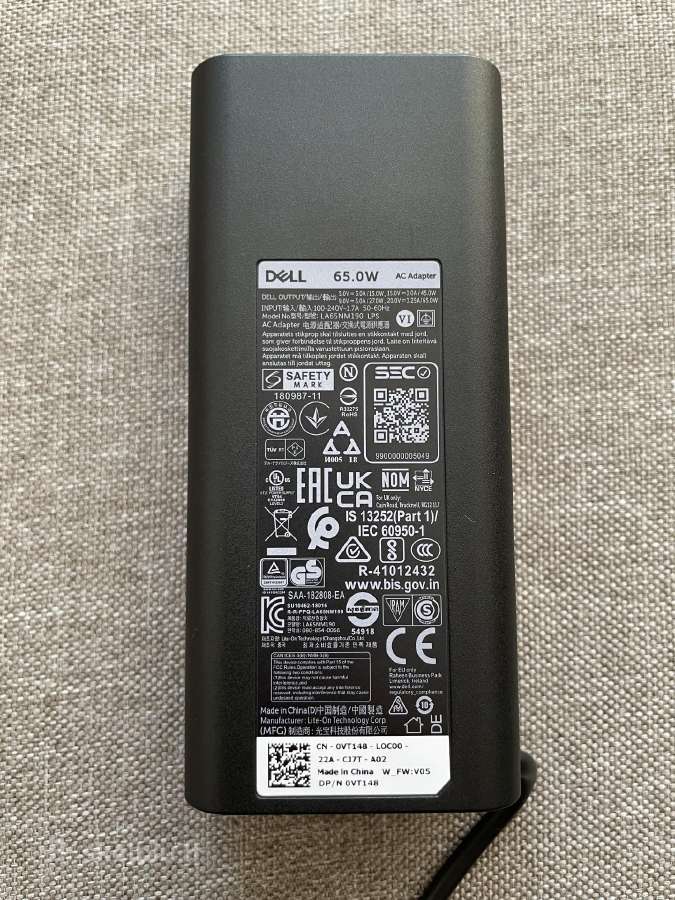 Dell 65w Usb-c kroviklis - nuotraukos Nr. 3