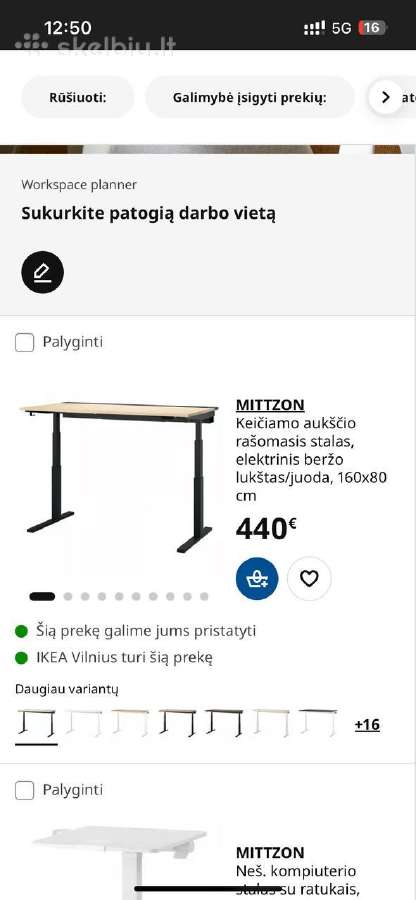 Rašomasis stalas - nuotraukos Nr. 7