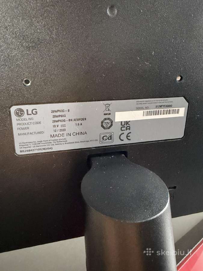 LG Ultrawide monitorius 29 coliu - nuotraukos Nr. 5