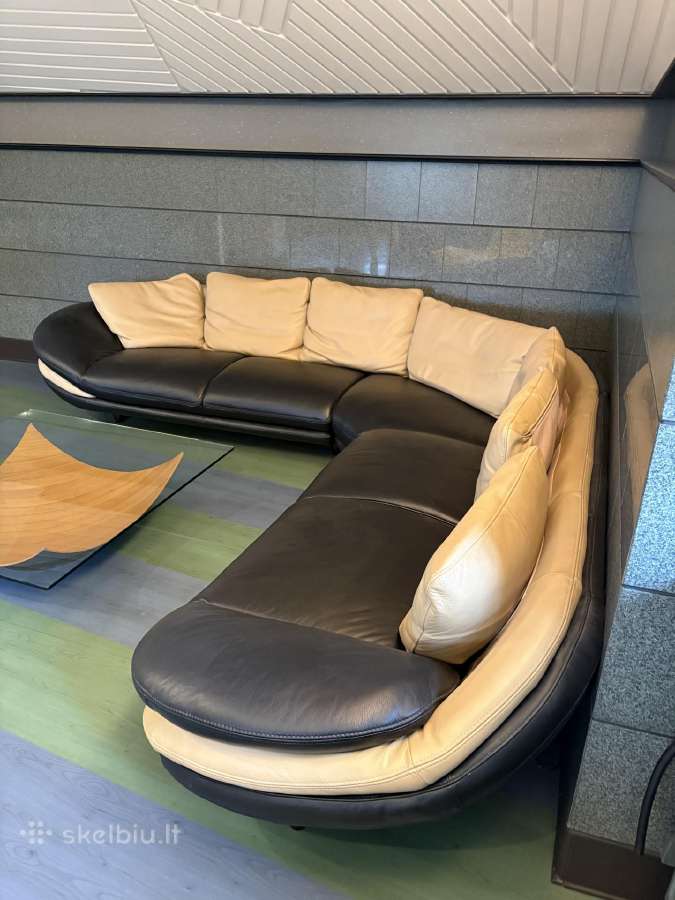 Odinė sofa - nuotraukos Nr. 4