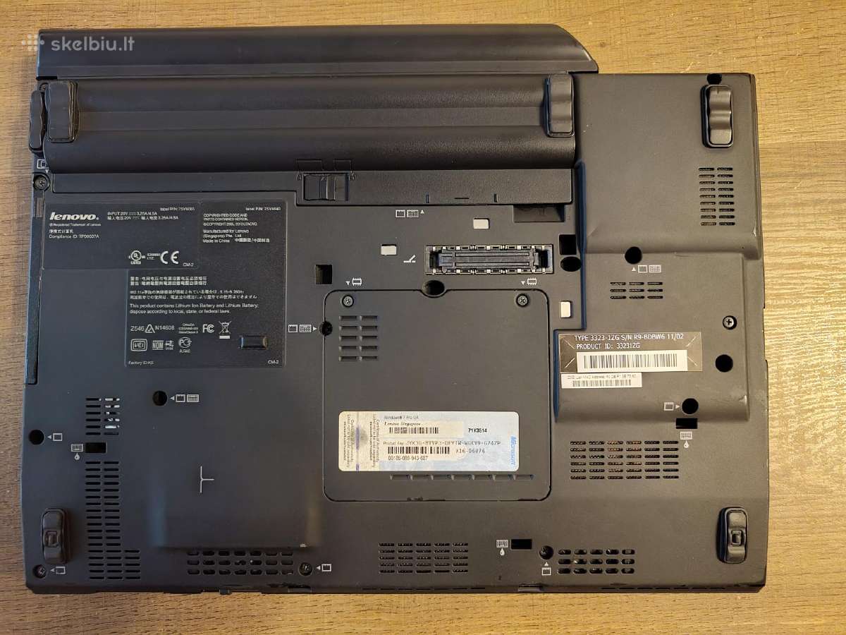Lenovo Thinkpad X201i - nuotraukos Nr. 9