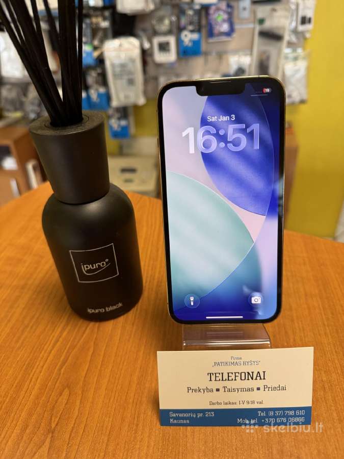 iPhone 13pro 128gb Gold Su Garantija - nuotraukos Nr. 2