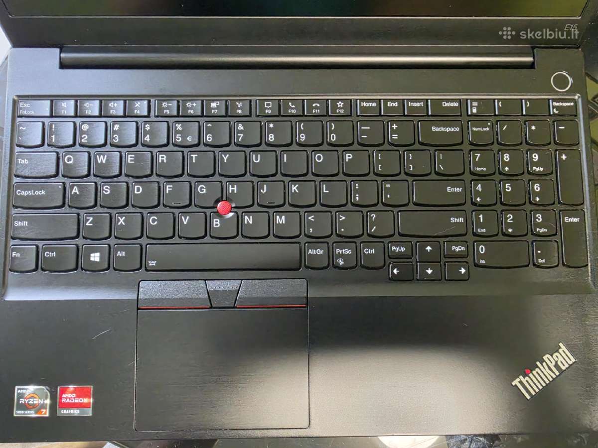 Lenovo Thinkpad E15 Gen 3. Amd Ryzen 7 5700u. - nuotraukos Nr. 2