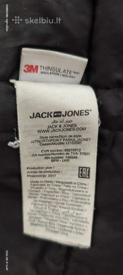 Jack & Jones parka XL - nuotraukos Nr. 8
