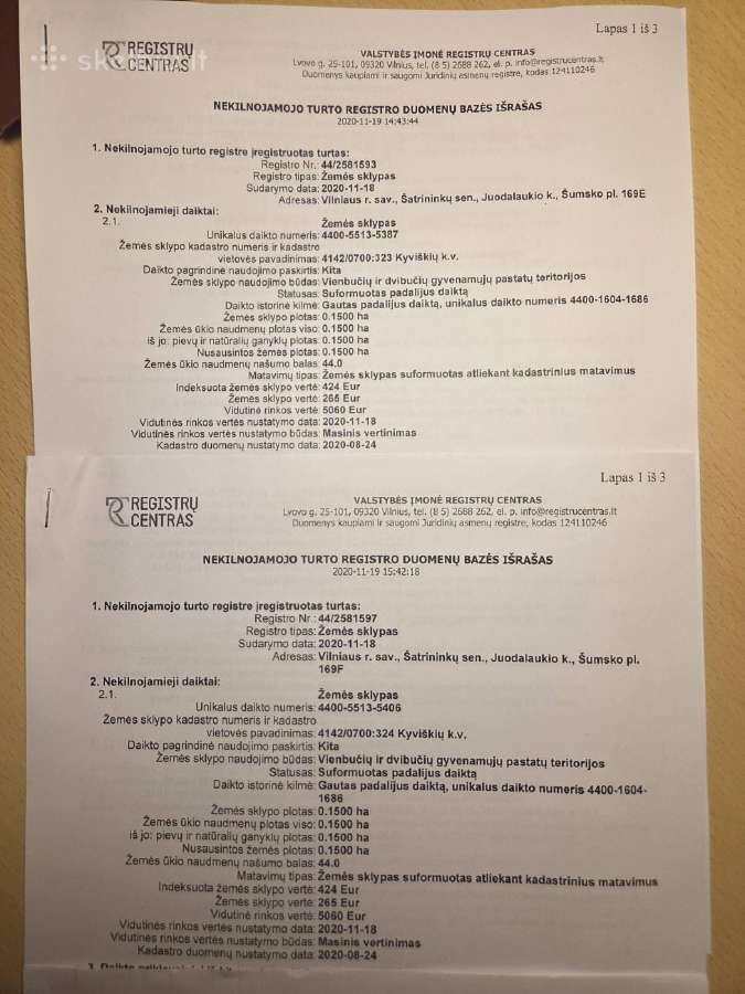 Parduodami 7 namų valdos sklypai, Šatrininkai - nuotraukos Nr. 14