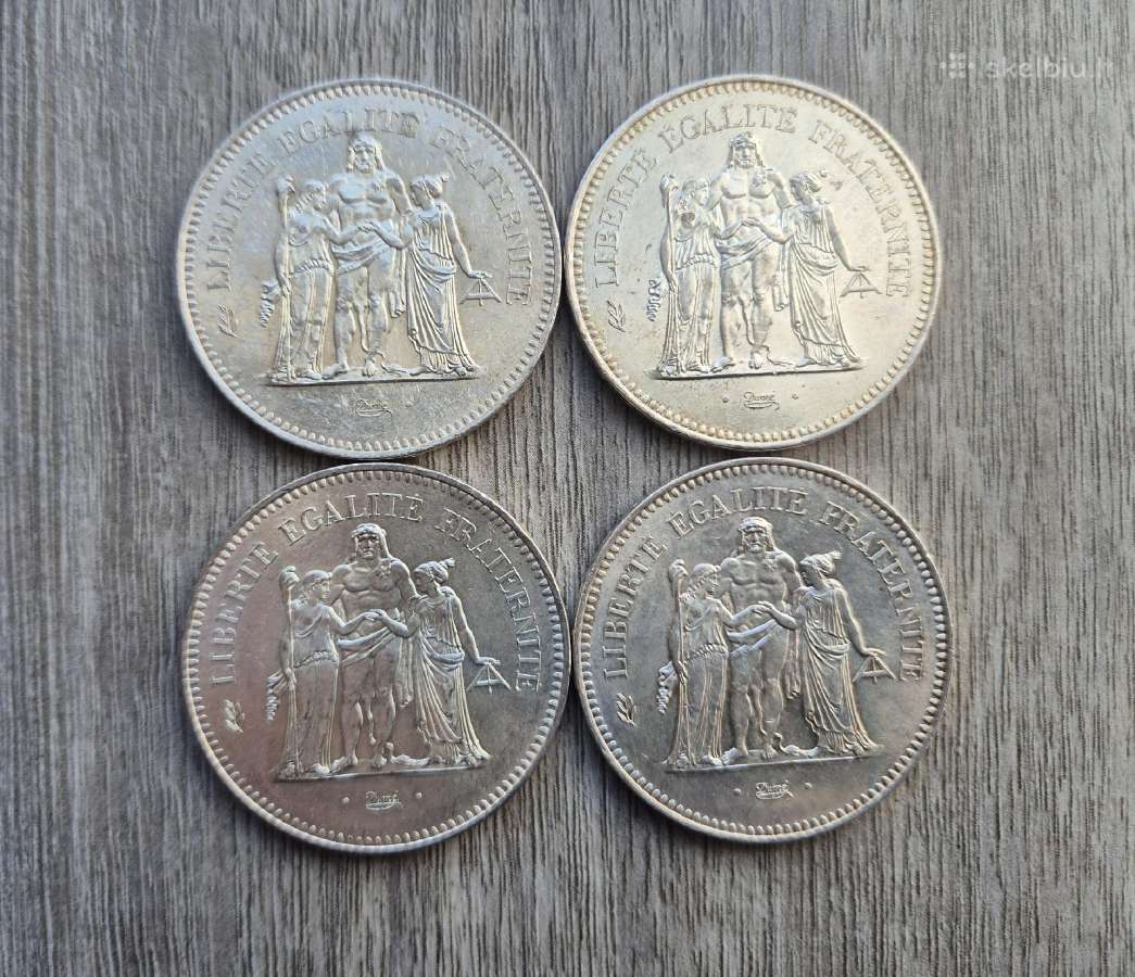 50 Frankų 1975-1979 Prancūzija. Kaina 50 Eur - nuotraukos Nr. 2