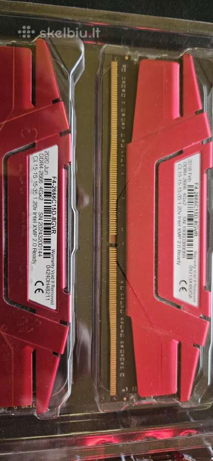 G skill ripjaws Ddr4 4x4 2666mhz 16gb - nuotraukos Nr. 2