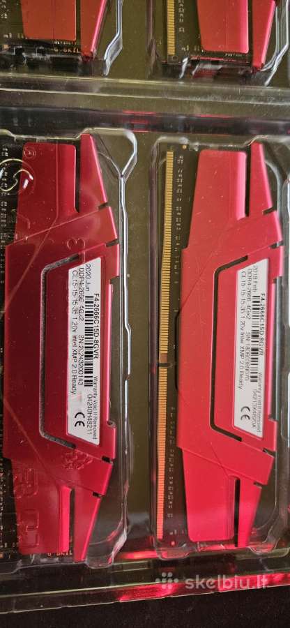 G skill ripjaws Ddr4 4x4 2666mhz 16gb - nuotraukos Nr. 3