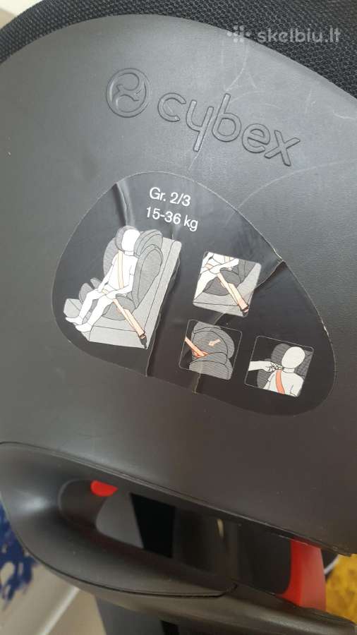Cybex Silver Solution X-fix automobilinė kėdė - nuotraukos Nr. 6