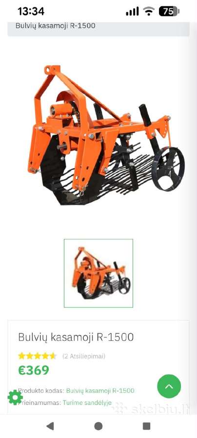 Bulvių kasamoji R-1500 - nuotraukos Nr. 4