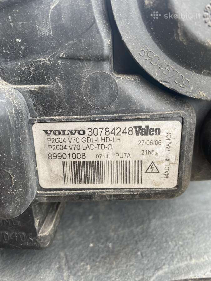 Volvo V70 priekine xenon lempa - nuotraukos Nr. 4