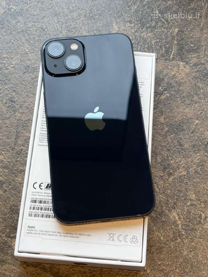 iPhone 13, 128gb, Midnight (juoda) spalva - nuotraukos Nr. 2