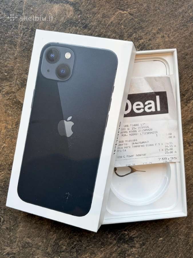iPhone 13, 128gb, Midnight (juoda) spalva - nuotraukos Nr. 3
