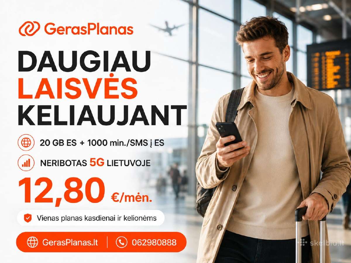 5G Neribotas Planas – Tik 12,80 €/mėn. - Akcija ! - nuotraukos Nr. 6