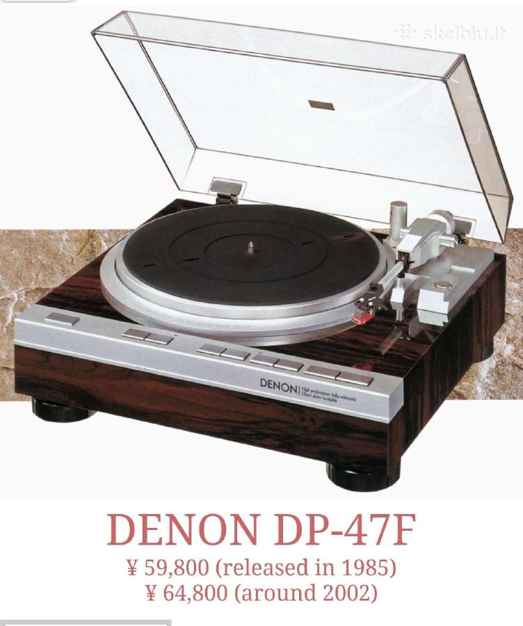 Denon Dp-47f plokštelių grotuvas - nuotraukos Nr. 2