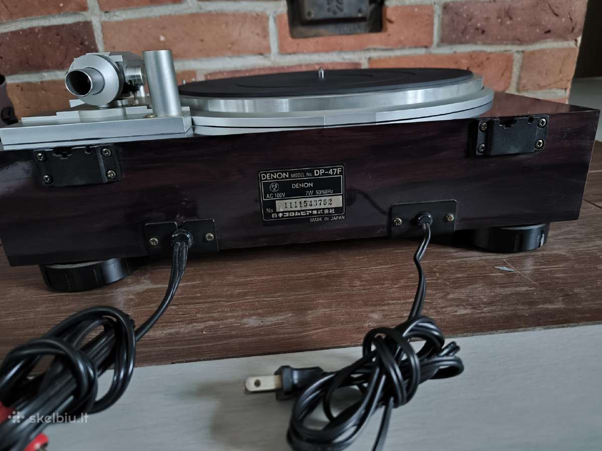 Denon Dp-47f plokštelių grotuvas - nuotraukos Nr. 11