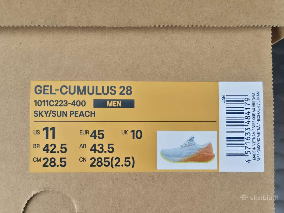 Bėgimo batelius Asics Cumulus 28 - nuotraukos Nr. 13