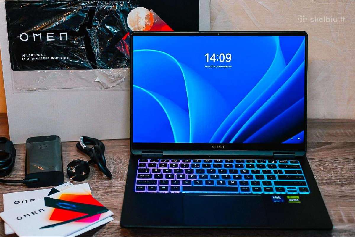 Hp Omen Transcend 14 nešiojamas kompiuteris - nuotraukos Nr. 3