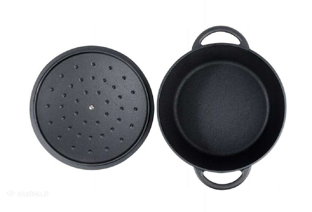 Ketaus puodas su dangčiu, apvalus, 26 cm, 5l - nuotraukos Nr. 4