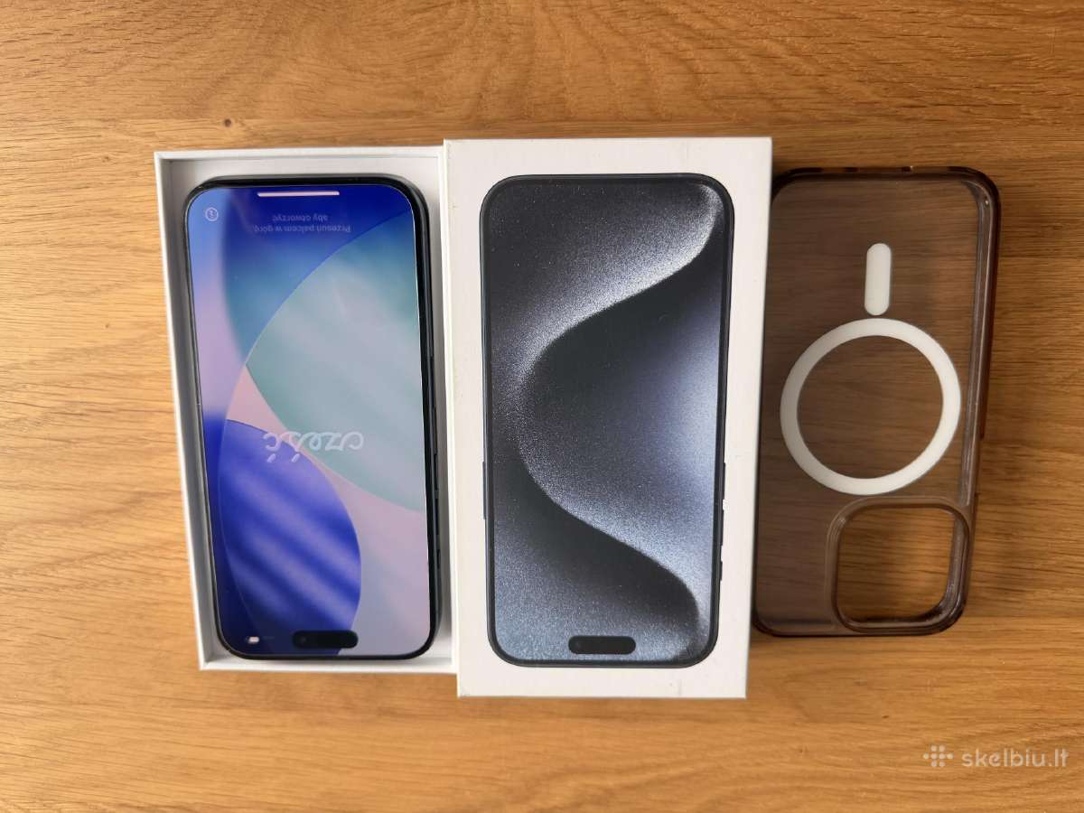 iPhone 15 Pro Blue 128 GB - nuotraukos Nr. 2