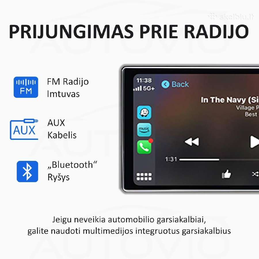 Universali Automobilio Multimedija - nuotraukos Nr. 4