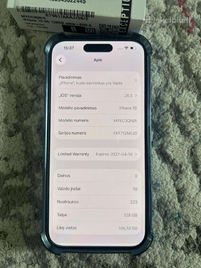 iPhone 16 - nuotraukos Nr. 4