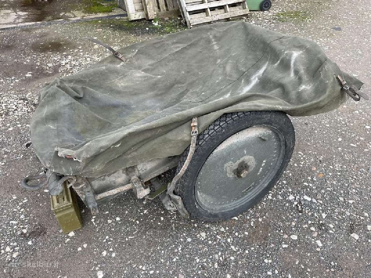 Ww1 ww2 laikų amunicijos priekaba - nuotraukos Nr. 7