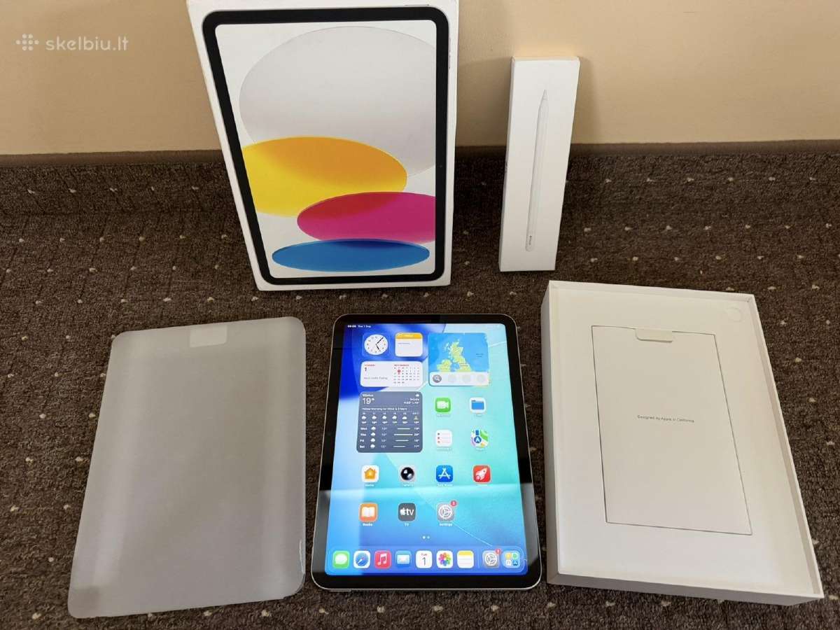 Apple iPad 10th Wi-fi 10,9 64gb + Apple Pencil - nuotraukos Nr. 2