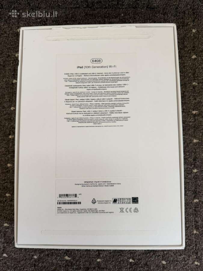 Apple iPad 10th Wi-fi 10,9 64gb + Apple Pencil - nuotraukos Nr. 13
