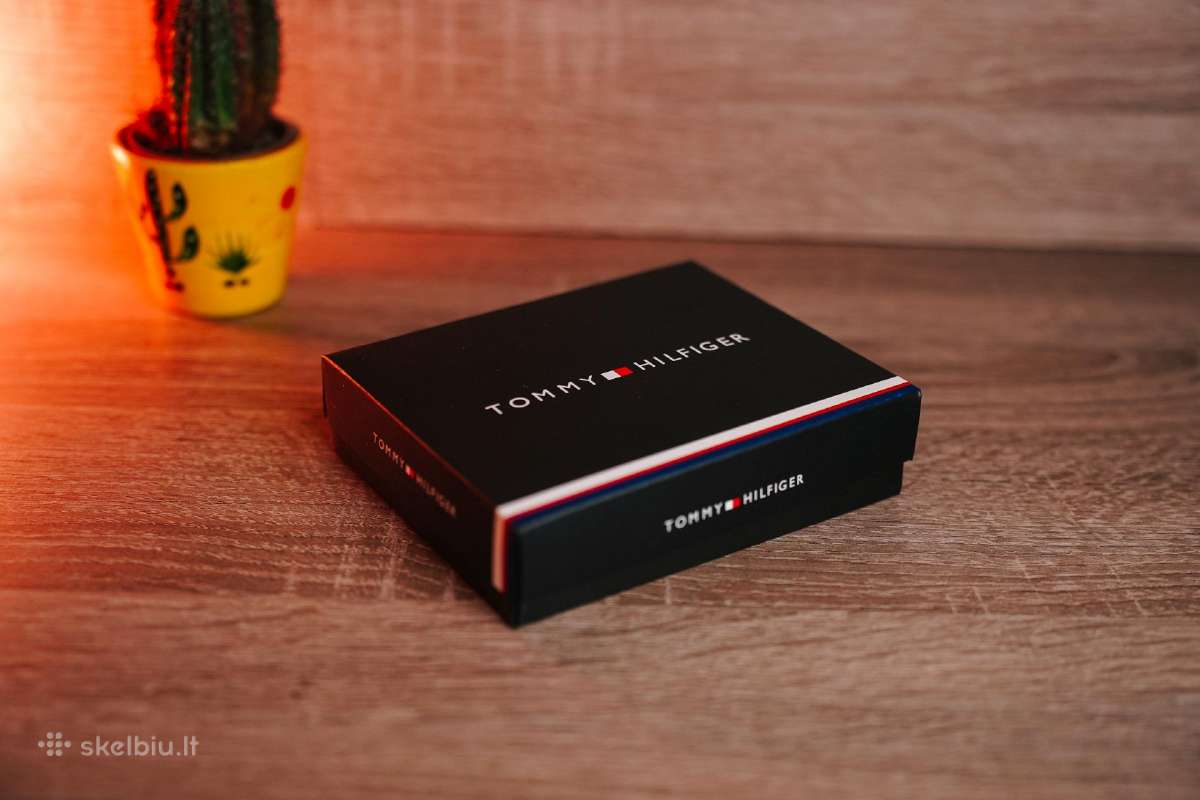Vyriška Tommy Hilfiger odinė piniginė - nuotraukos Nr. 3
