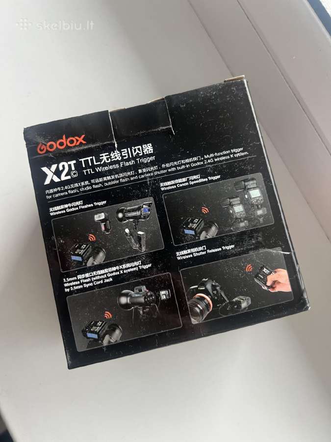 Godox X2t-c Ttl belaidis blyksčių paleidėjas Canon - nuotraukos Nr. 2