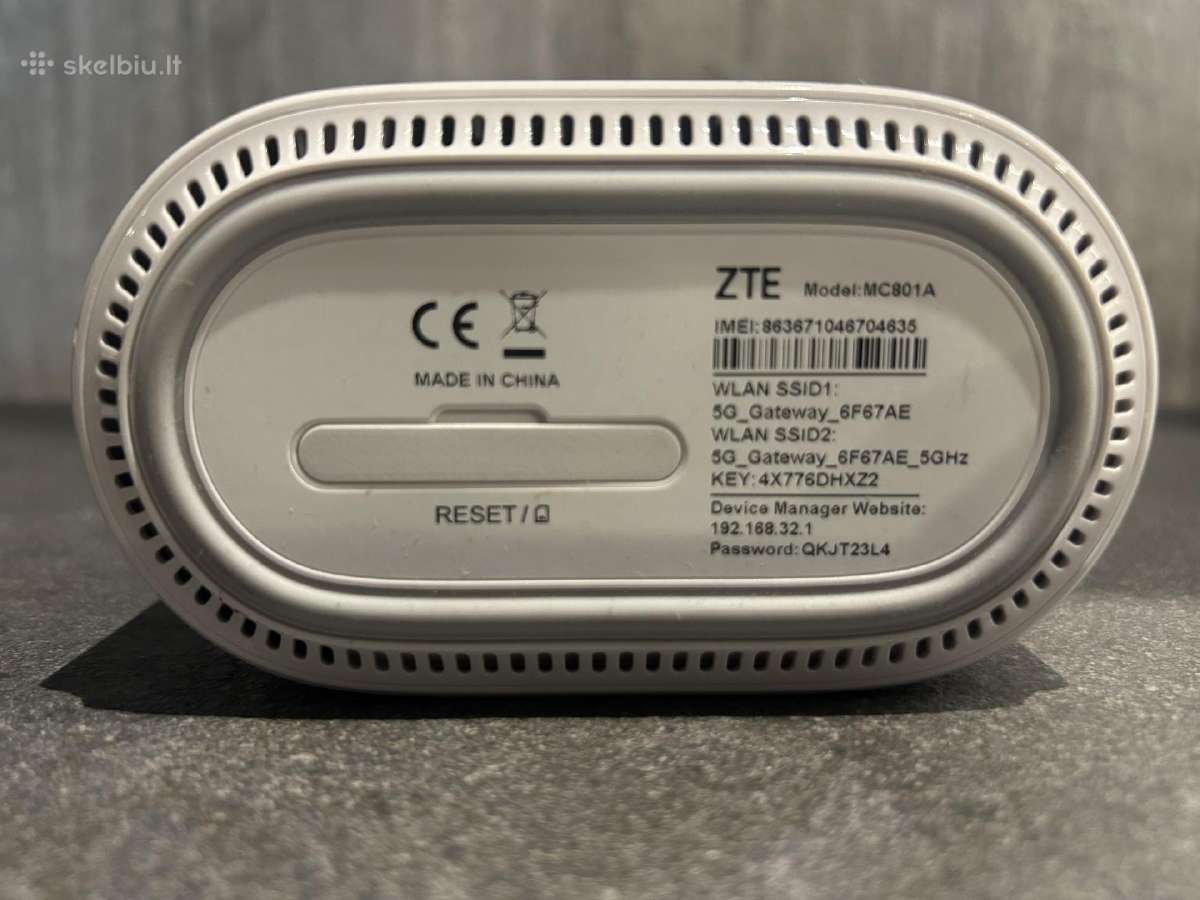 Parduodu Zte Mc801a 5G modemą - nuotraukos Nr. 3