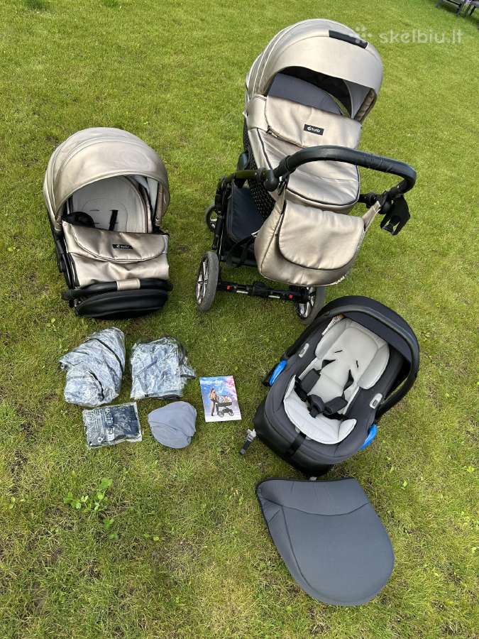 Tutis 3in1 vėžimėlis su isofix - nuotraukos Nr. 6