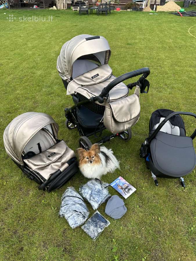 Tutis 3in1 vėžimėlis su isofix - nuotraukos Nr. 5