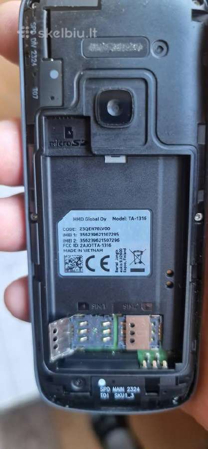 Nokia ta-1316. 2sim - nuotraukos Nr. 2