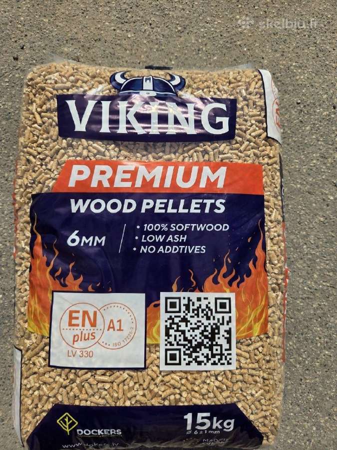 Parduodame medžio granules Enplus A1, 15kg maišai, - nuotraukos Nr. 2