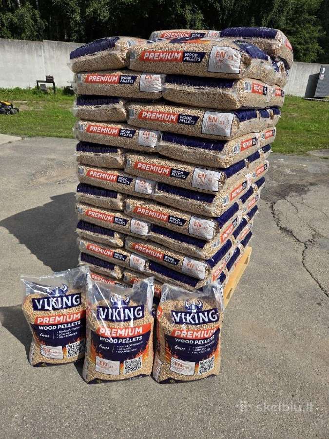 Medžio granulės 15kg 1a klasė iš sandėlio Latvijoj - nuotraukos Nr. 5