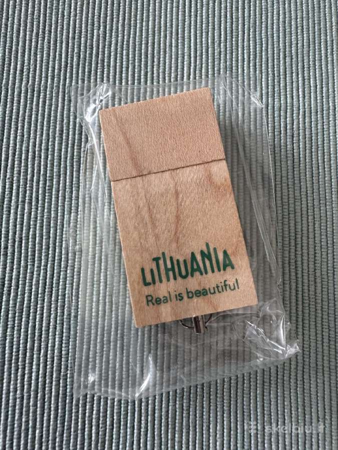 Usb 2.0 atmintukas 8gb medinis suvenyras Lithuania - nuotraukos Nr. 2