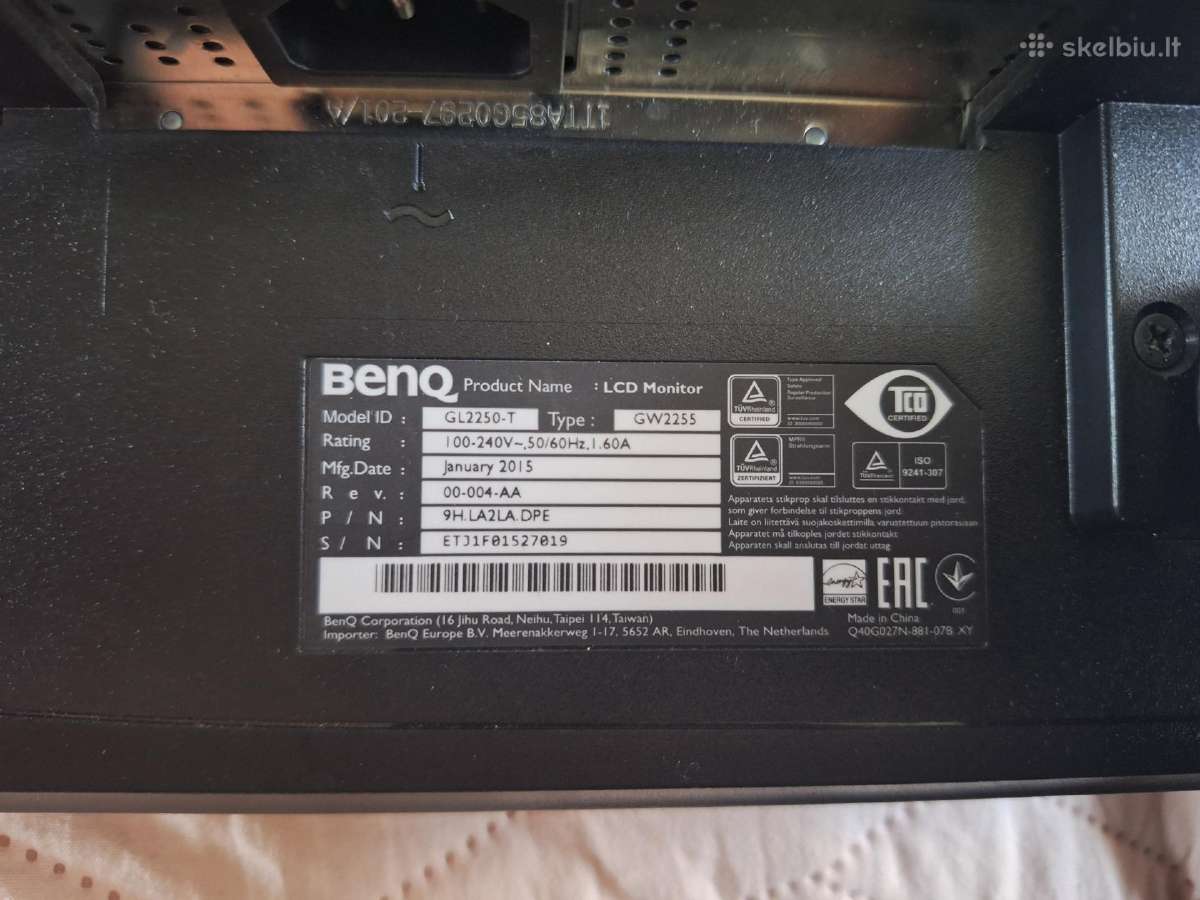 Benq monitorius 22 inc - nuotraukos Nr. 3