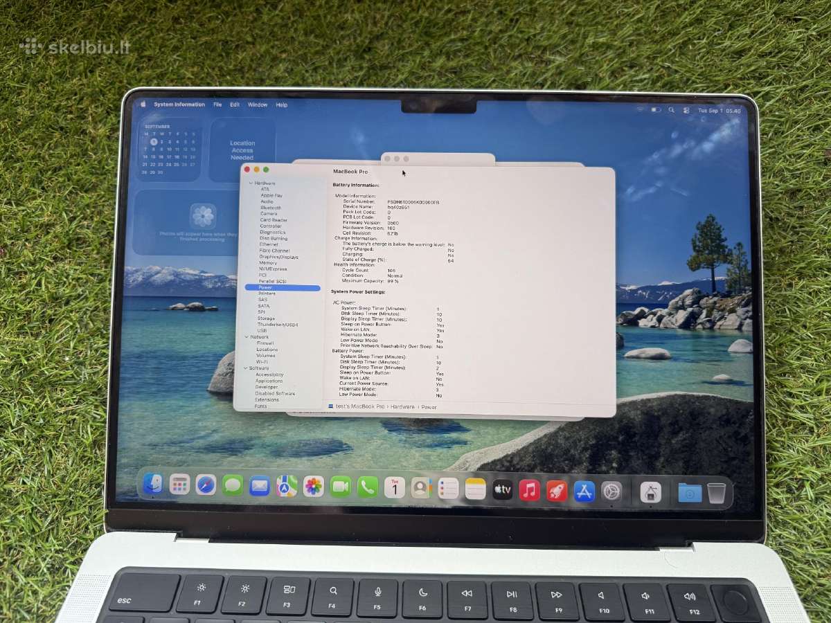 Apple MacBook Pro 14 M3 Pro 16/512gb - nuotraukos Nr. 9